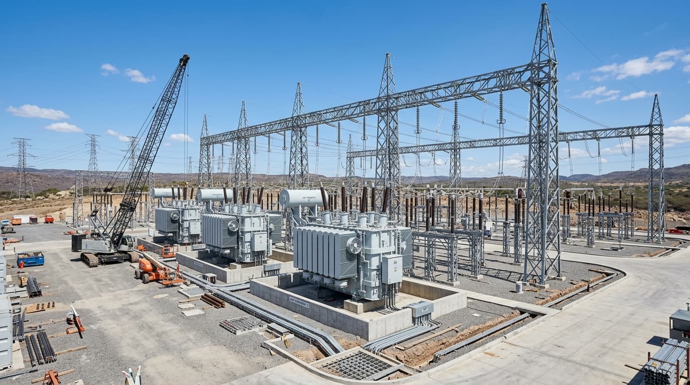 Substation Erection & Civil Foundations